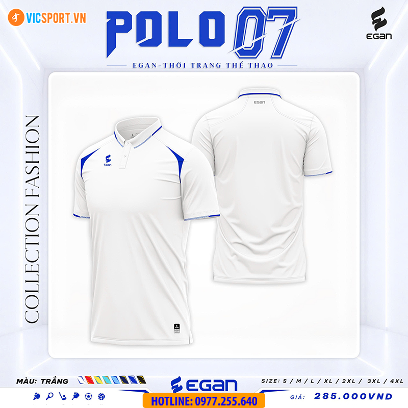 Áo thể thao polo di chuyển Egan 07 - Hình ảnh 5