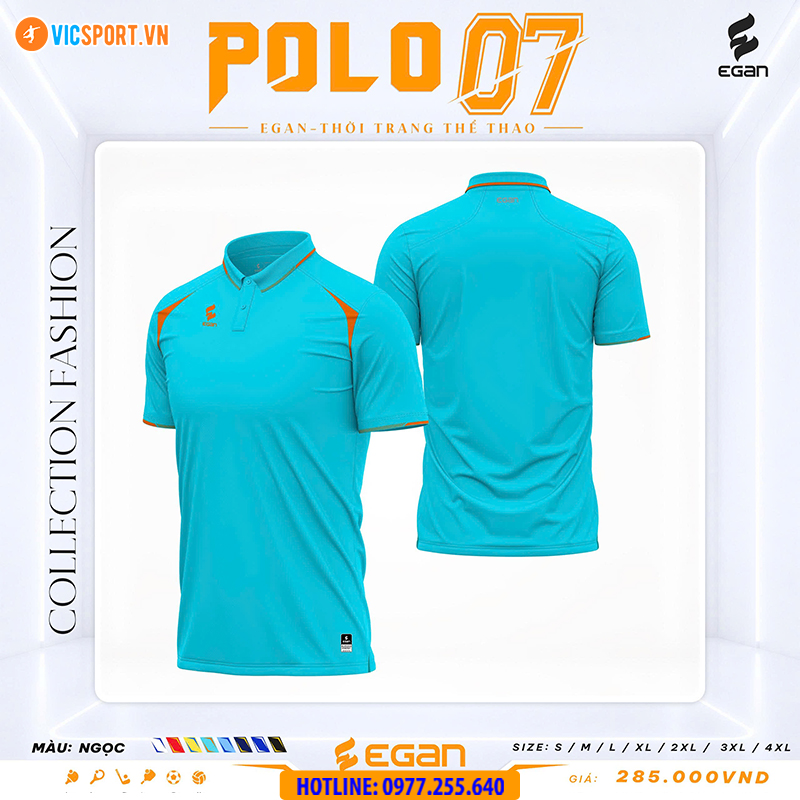 Áo thể thao polo di chuyển Egan 07 - Hình ảnh 6