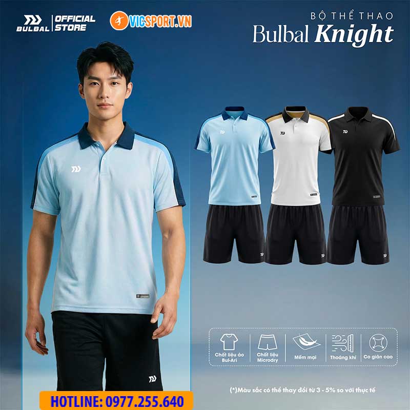 Áo polo thể thao nam Bulbal Knight đa năng - Hình ảnh 9