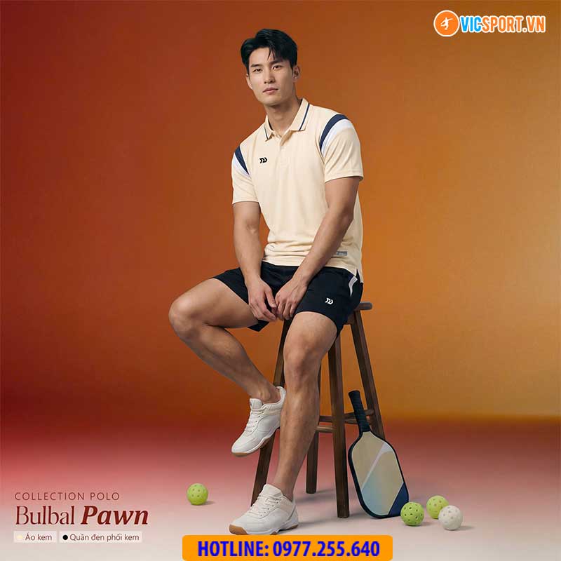 Áo polo thể thao nam Bulbal Pawn đa năng - Hình ảnh 8