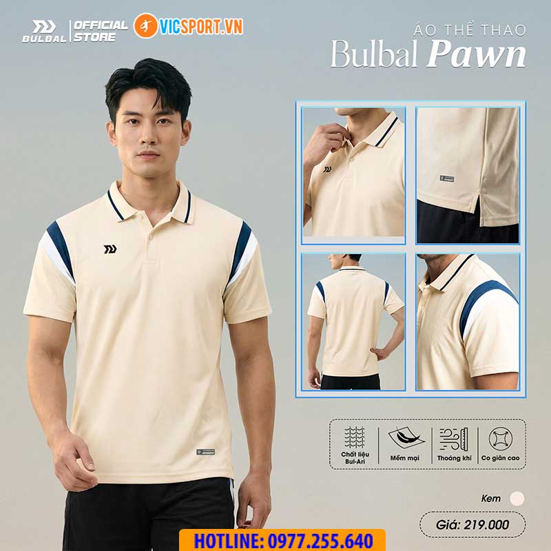 Áo polo thể thao nam Bulbal Pawn đa năng - Hình ảnh 10