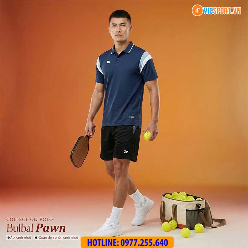 Áo polo thể thao nam Bulbal Pawn đa năng - Hình ảnh 6