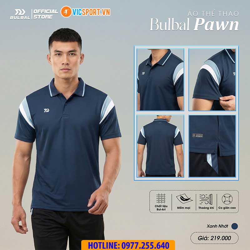 Áo polo thể thao nam Bulbal Pawn đa năng - Hình ảnh 11