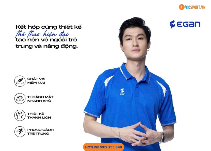 Áo thể thao polo di chuyển Egan 07 - Hình ảnh 28
