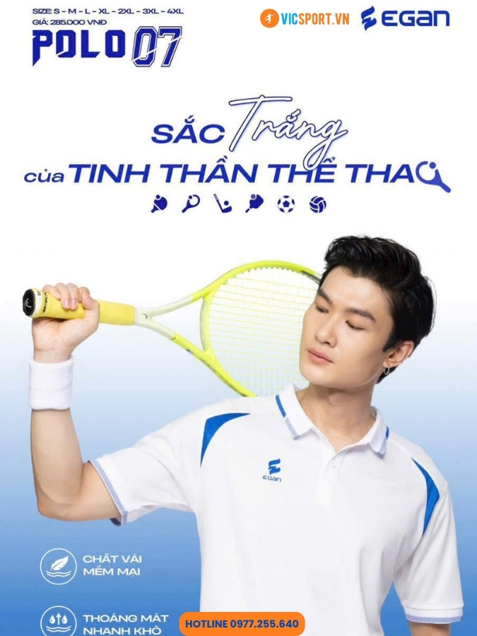 Áo thể thao polo di chuyển Egan 07 - Hình ảnh 29