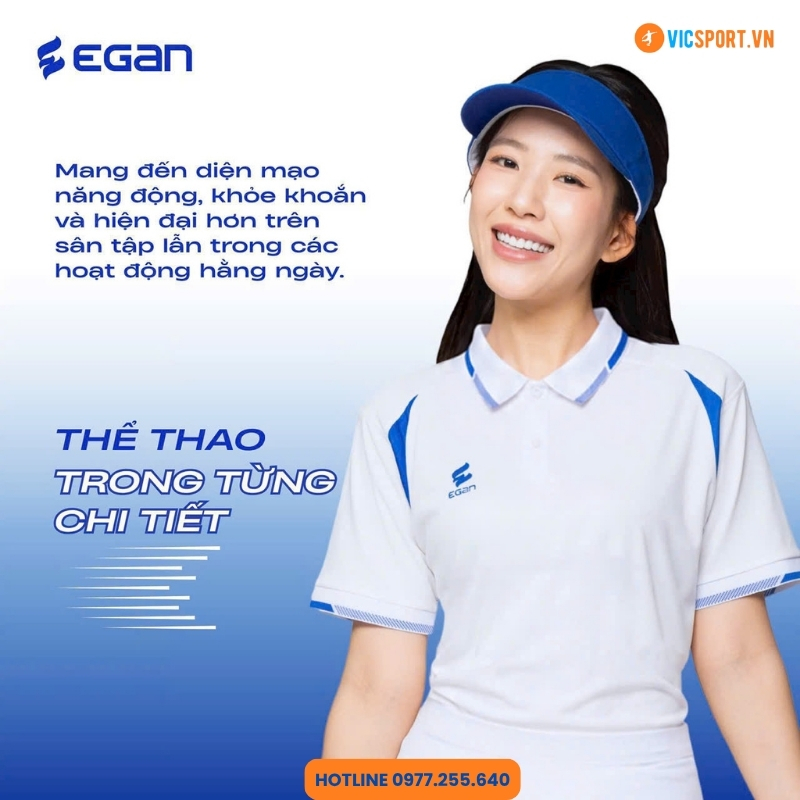Áo thể thao polo di chuyển Egan 07 - Hình ảnh 2