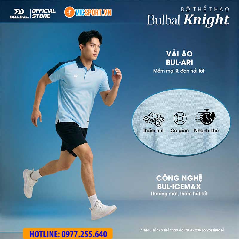Áo polo thể thao nam Bulbal Knight đa năng - Hình ảnh 3