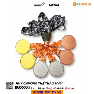 Huy chương thể thao iWin UV01 hình tròn