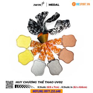Huy chương thể thao iWin UV02 hình bầu