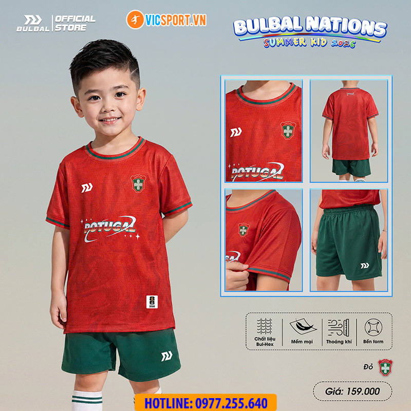 Quần áo bóng đá trẻ em Bulbal Nations - Summer Kid 2026 - Hình ảnh 13