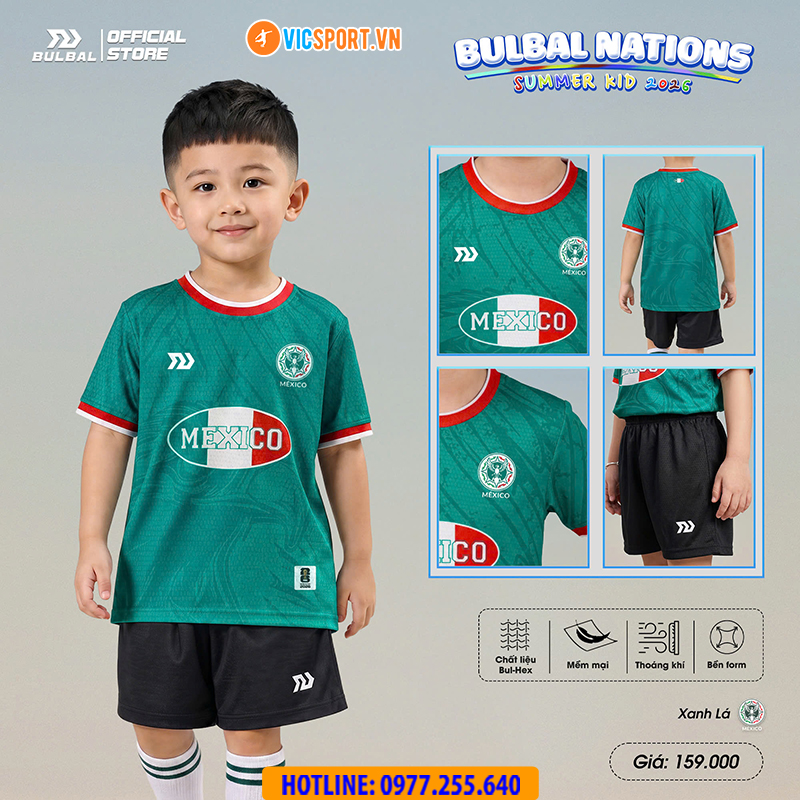 Quần áo bóng đá trẻ em Bulbal Nations - Summer Kid 2026 - Hình ảnh 21