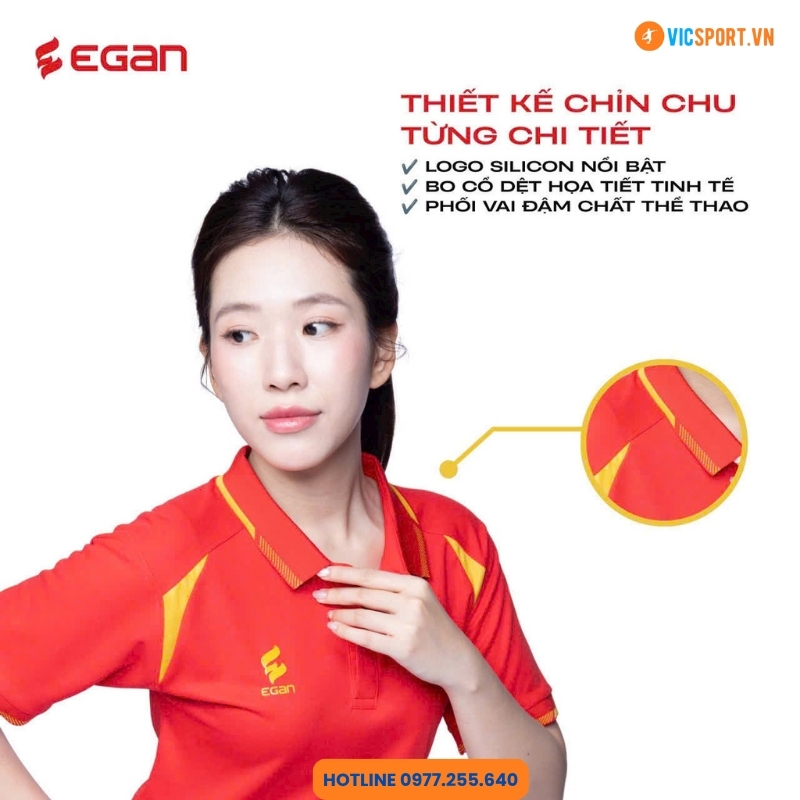 Áo thể thao polo di chuyển Egan 07 - Hình ảnh 7
