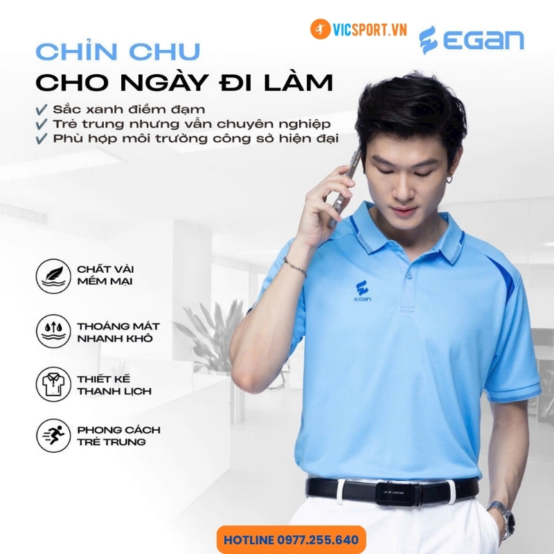 Áo thể thao polo di chuyển Egan 07 - Hình ảnh 31