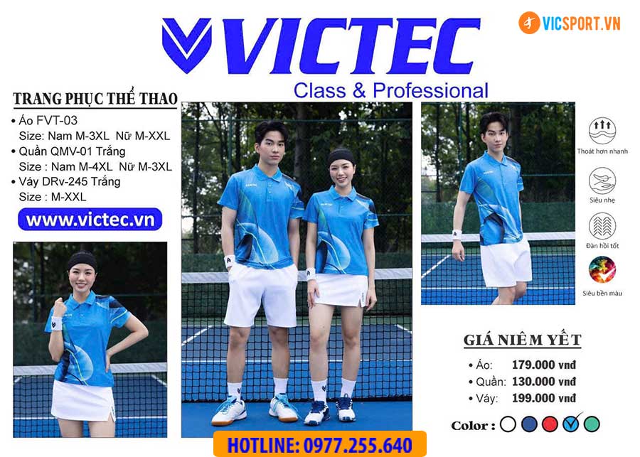 Áo thể thao Victec FVT03 đa năng - Hình ảnh 12