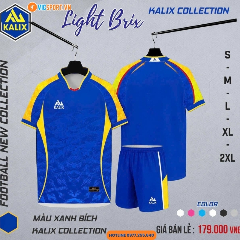 Áo đá banh không logo Kalix Light Brix KL05 - Hình ảnh 16
