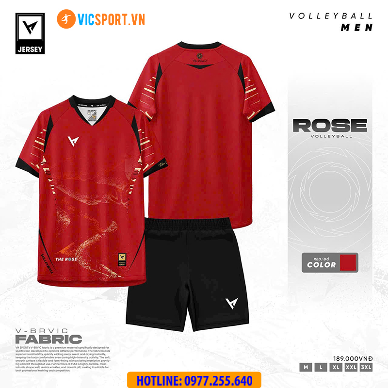 Quần áo bóng chuyền nam VH Rose - Hình ảnh 16