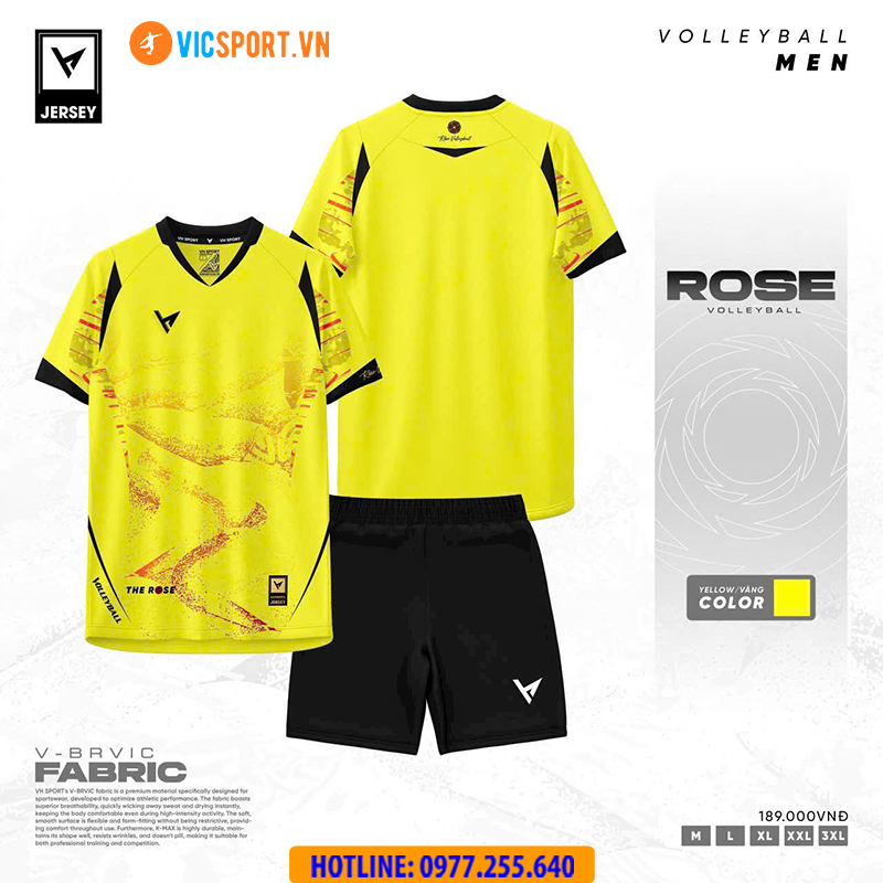 Quần áo bóng chuyền nam VH Rose - Hình ảnh 13