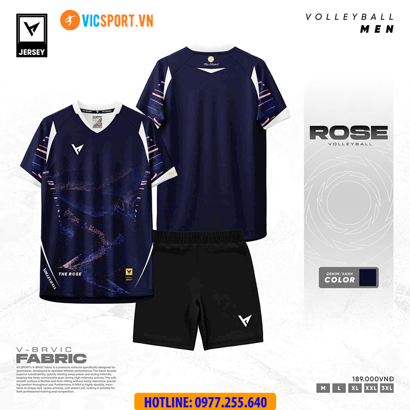 Quần áo bóng chuyền nam VH Rose - Hình ảnh 12