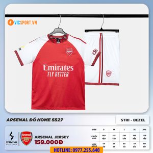 Áo đá banh Strivend Clb Arsenal mùa giải 2026-2027