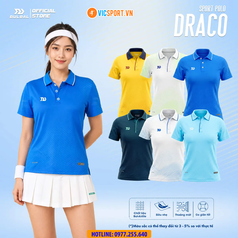 Áo polo thể thao nữ Bulbal Draco