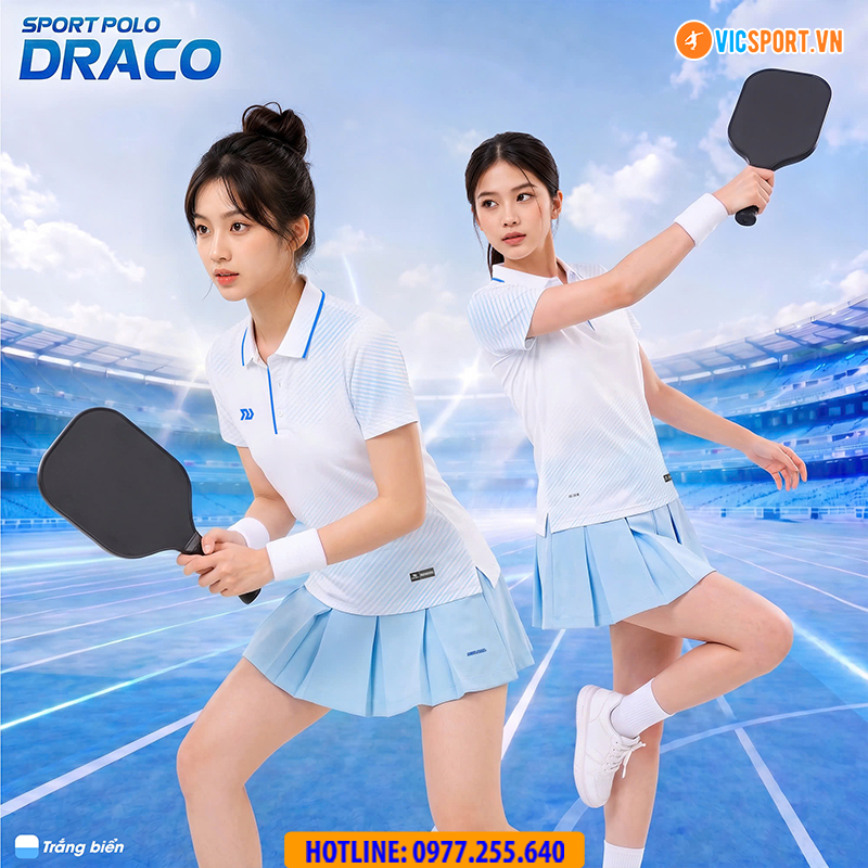 Áo polo thể thao nữ Bulbal Draco - Hình ảnh 8