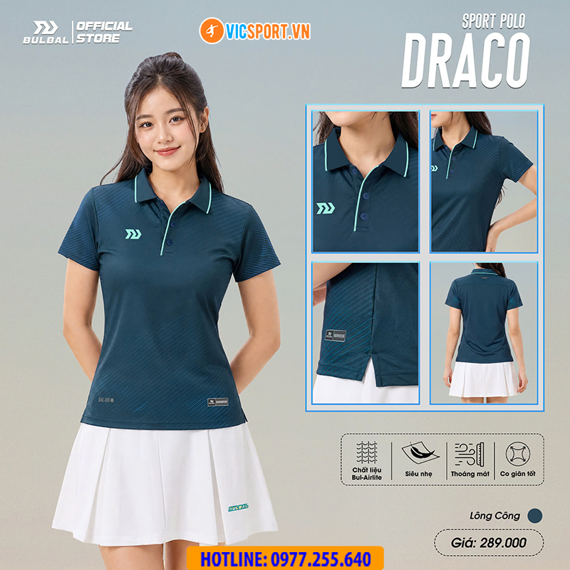 Áo polo thể thao nữ Bulbal Draco - Hình ảnh 10