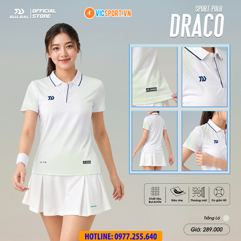 Áo polo thể thao nữ Bulbal Draco - Hình ảnh 13