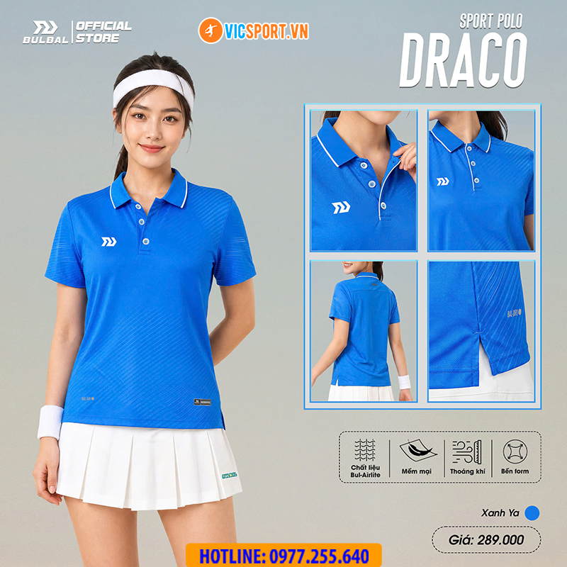 Áo polo thể thao nữ Bulbal Draco - Hình ảnh 15