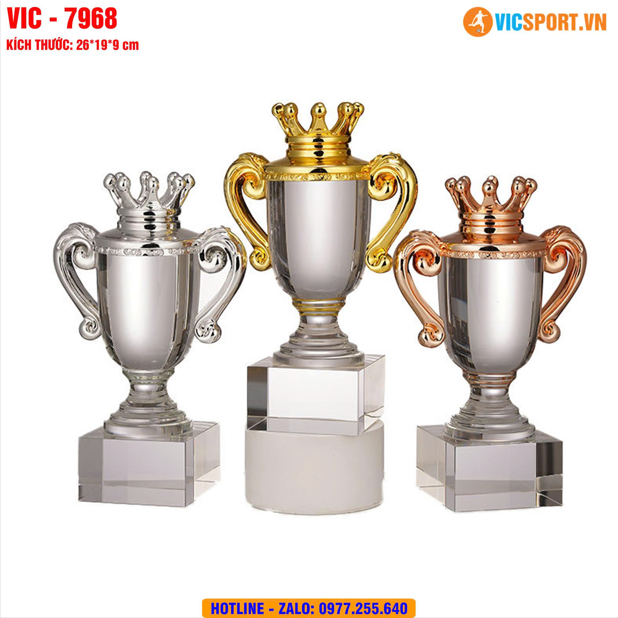 Cúp pha lê vương miện VIC7968 - Hình ảnh 8
