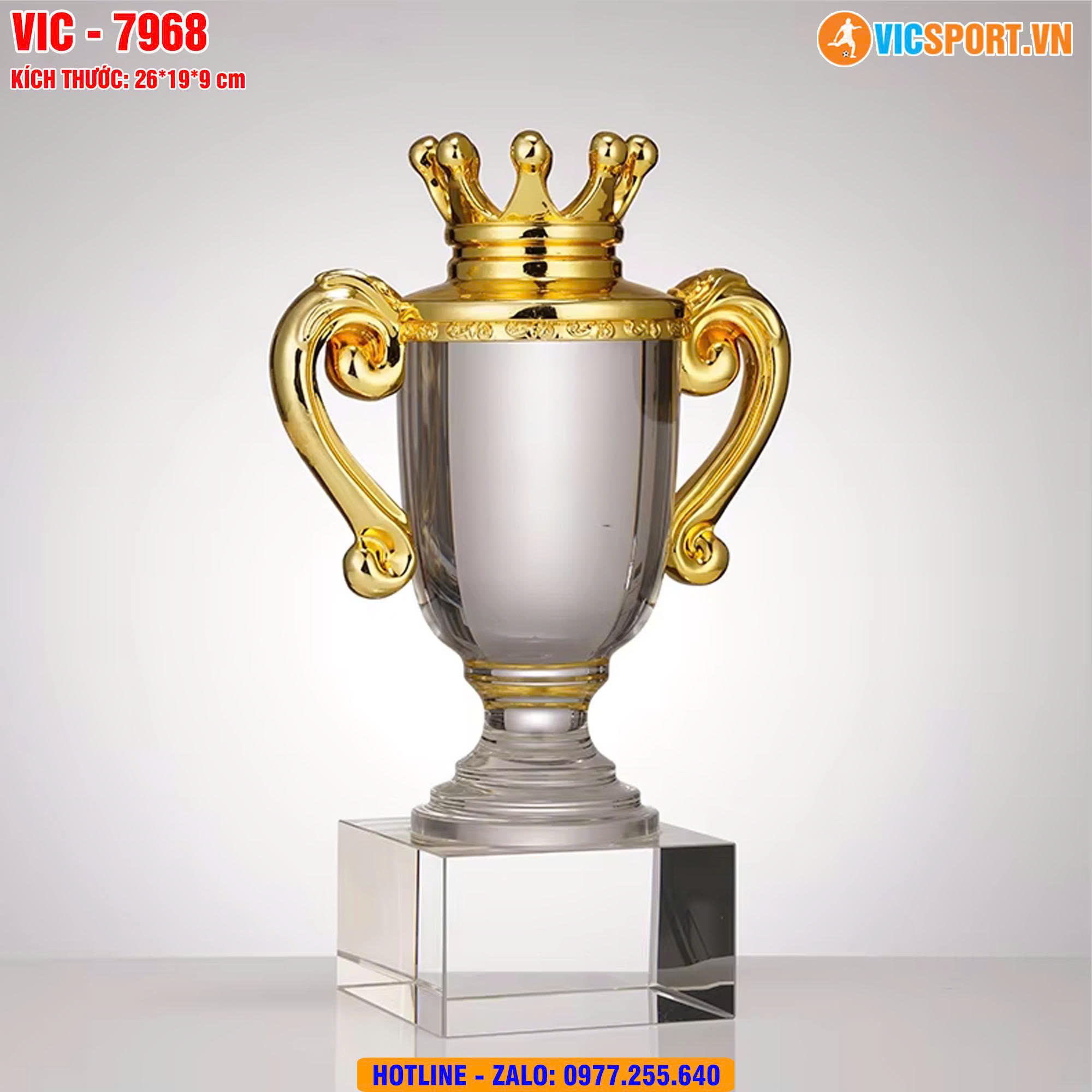 Cúp pha lê vương miện VIC7968 - Hình ảnh 15