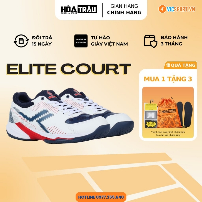 Giày thể thao pickleball Hoả Trâu ELite Court - Hình ảnh 7