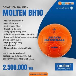 Quả bóng ném bãi biển Molten BH10 chính hãng