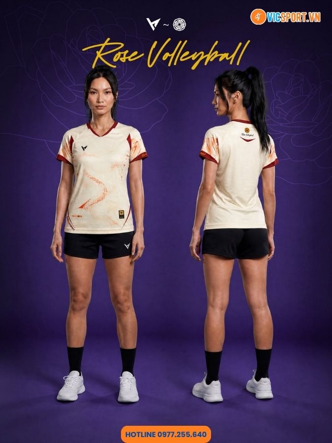 Quần áo bóng chuyền nam nữ VH Rose - Hình ảnh 17