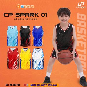 Quần áo bóng rổ trẻ em Cp Spark 01