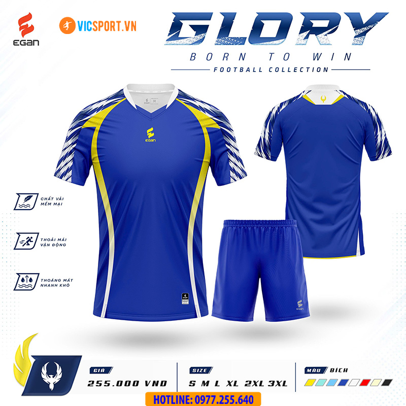 Áo đá banh không logo Egan Glory - Hình ảnh 7