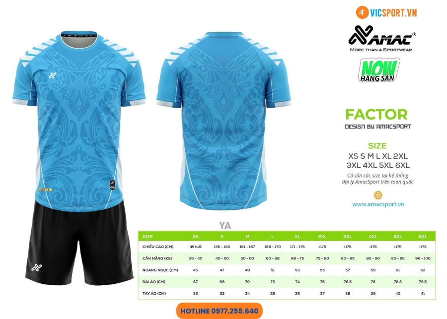 Áo đá banh thiết kế Amac Factor - Hình ảnh 3