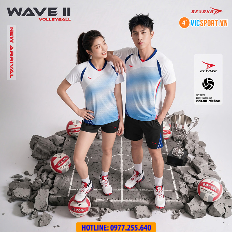 Quần áo bóng chuyền nữ Beyono Wave 2 - Hình ảnh 8