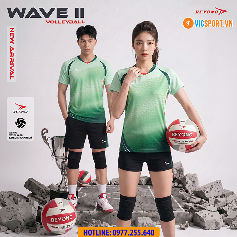 Quần áo bóng chuyền nữ Beyono Wave 2 - Hình ảnh 6