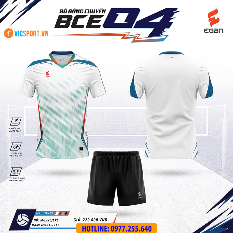 Quần áo bóng chuyền Egan BCE04 nam nữ - Hình ảnh 13