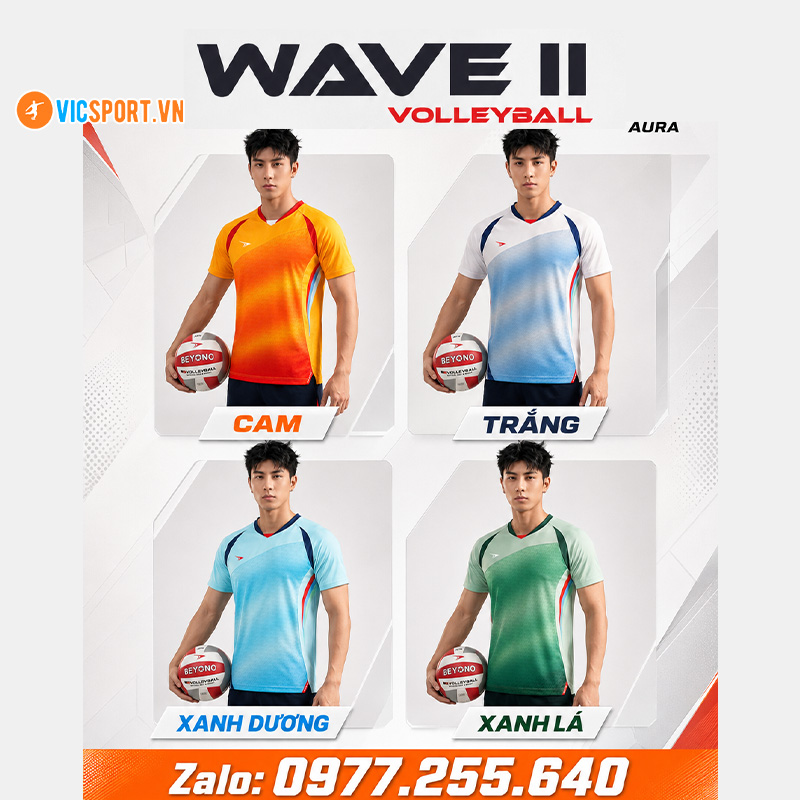 Quần áo bóng chuyền nữ Beyono Wave 2 - Hình ảnh 18