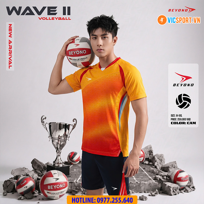 Quần áo bóng chuyền nam Beyono Wave 2 - Hình ảnh 29