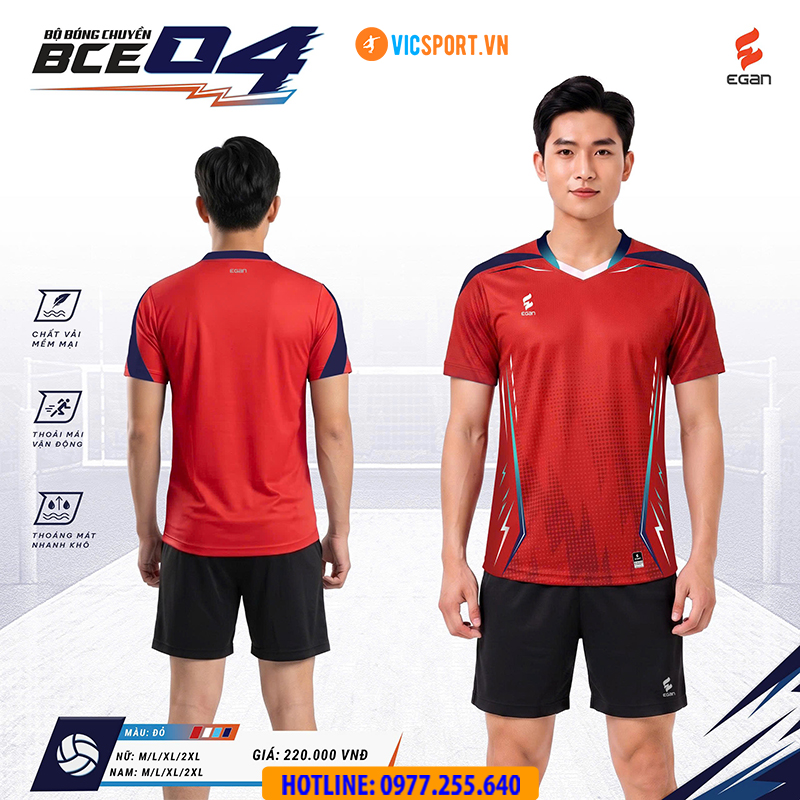 Quần áo bóng chuyền Egan BCE04 nam nữ - Hình ảnh 32