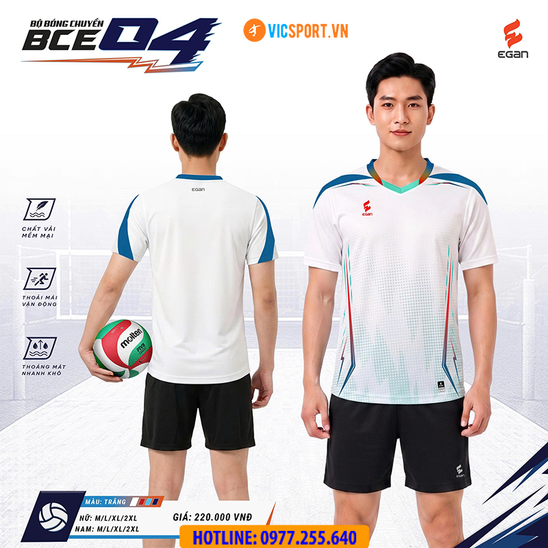 Quần áo bóng chuyền Egan BCE04 nam nữ - Hình ảnh 31