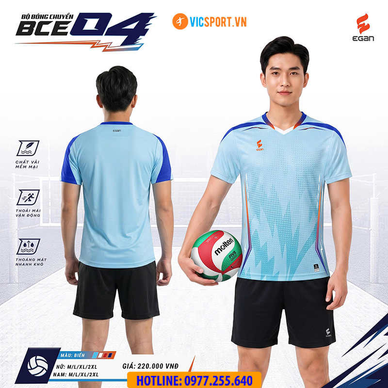Quần áo bóng chuyền Egan BCE04 nam nữ - Hình ảnh 30