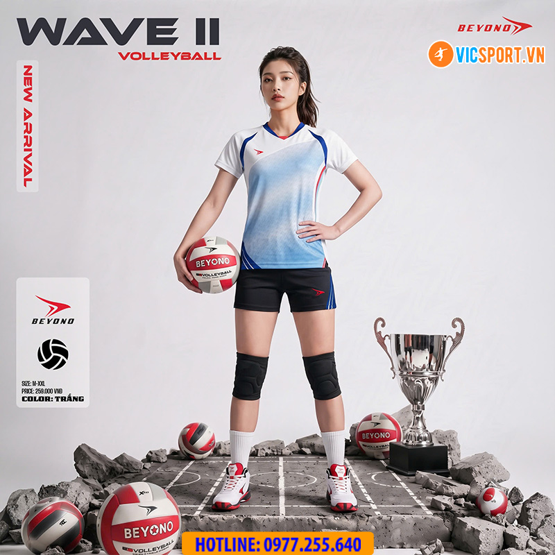 Quần áo bóng chuyền nữ Beyono Wave 2 - Hình ảnh 21