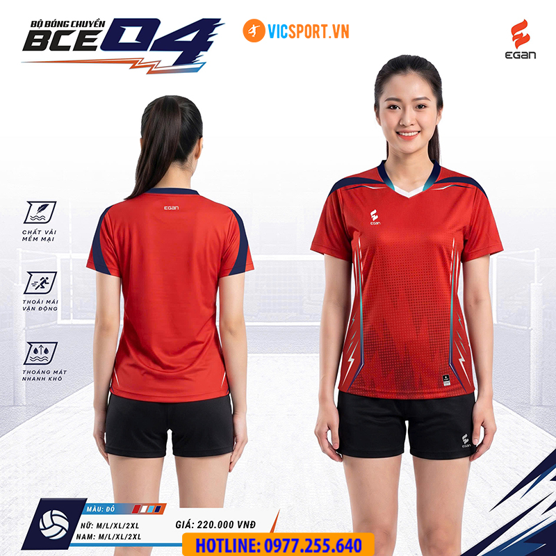 Quần áo bóng chuyền Egan BCE04 nam nữ - Hình ảnh 28