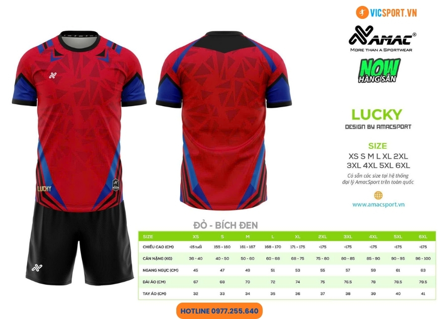 Áo đá banh thiết kế Amac Lucky - Hình ảnh 9