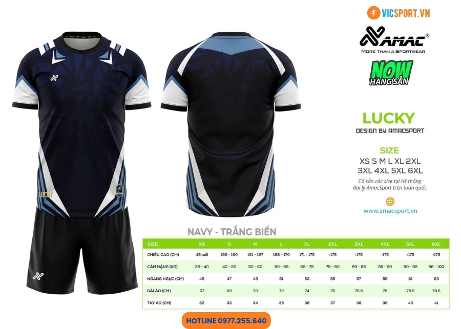 Áo đá banh thiết kế Amac Lucky - Hình ảnh 7