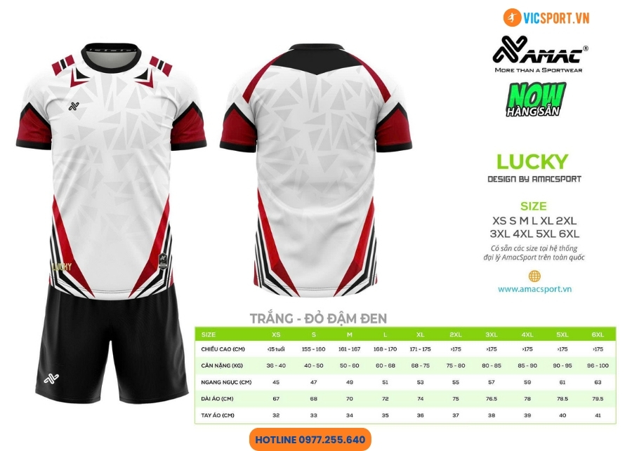 Áo đá banh thiết kế Amac Lucky - Hình ảnh 5