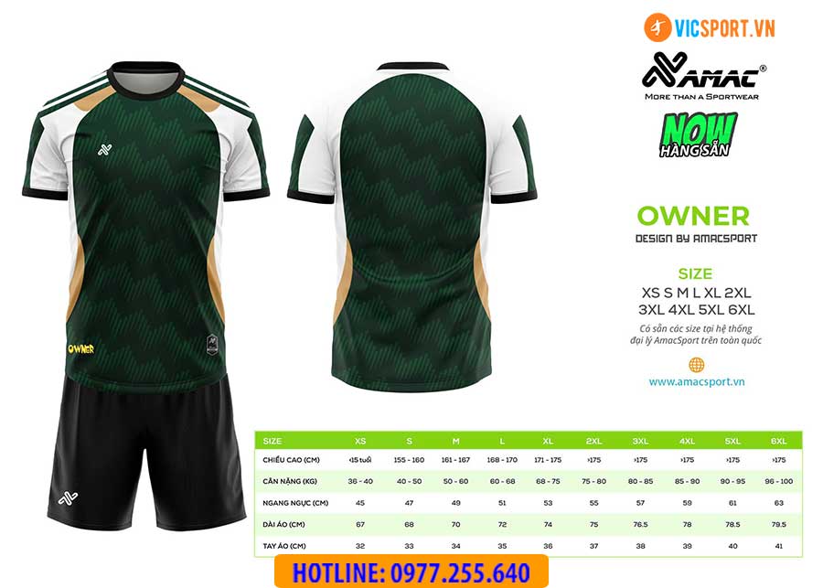 Áo đá banh thiết kế Amac Owner - Hình ảnh 7